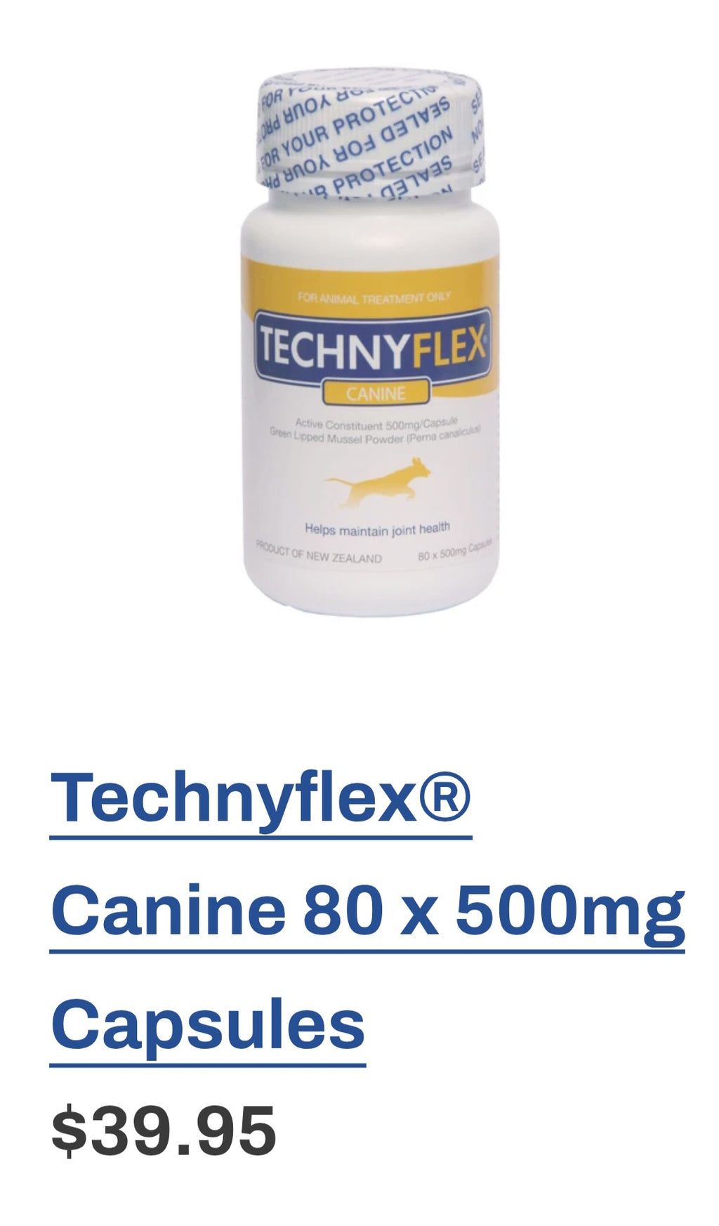 Technyflex Canine — Premium Joint Supplement for Dogs
