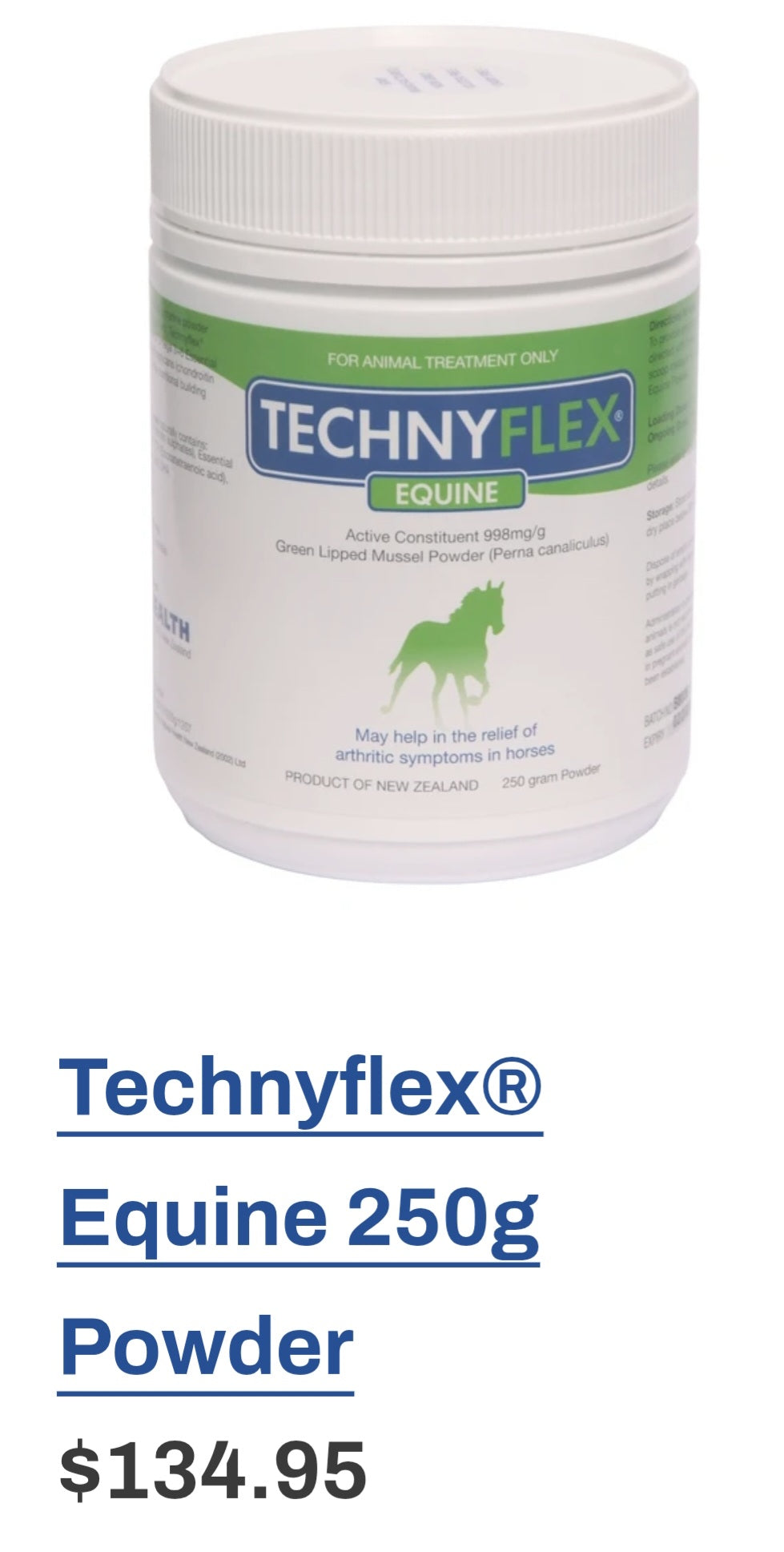 Technyflex Equine — Premium Joint Supplement for Horses