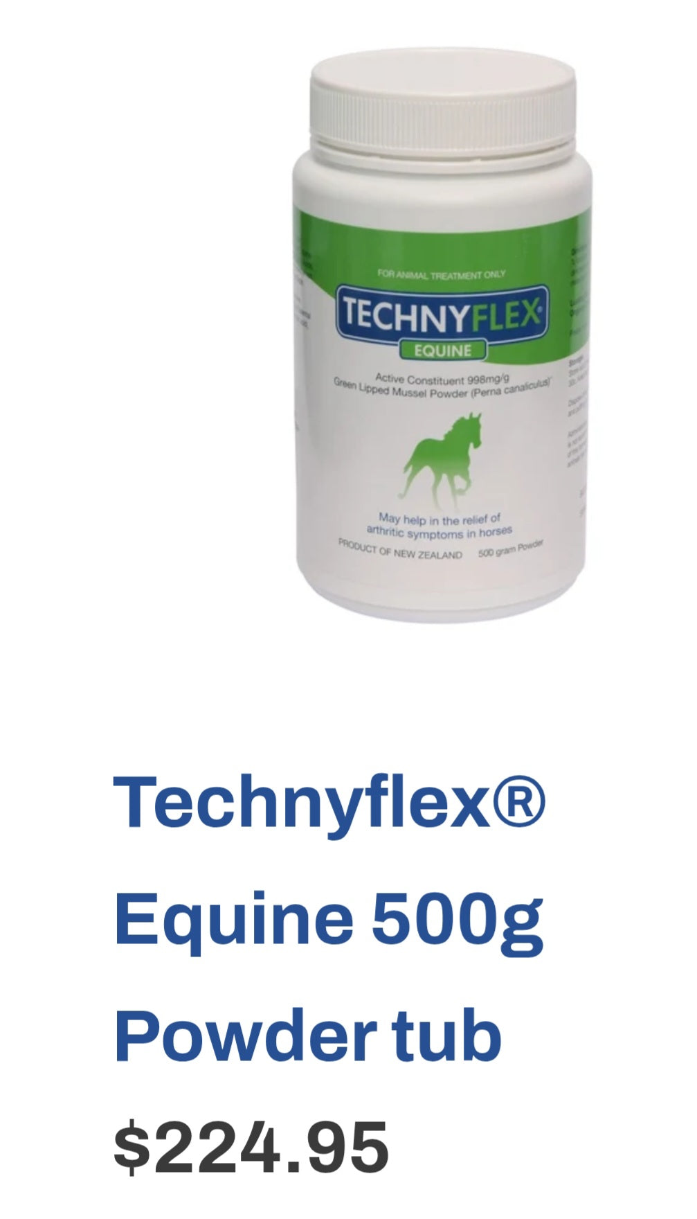 Technyflex Equine — Premium Joint Supplement for Horses